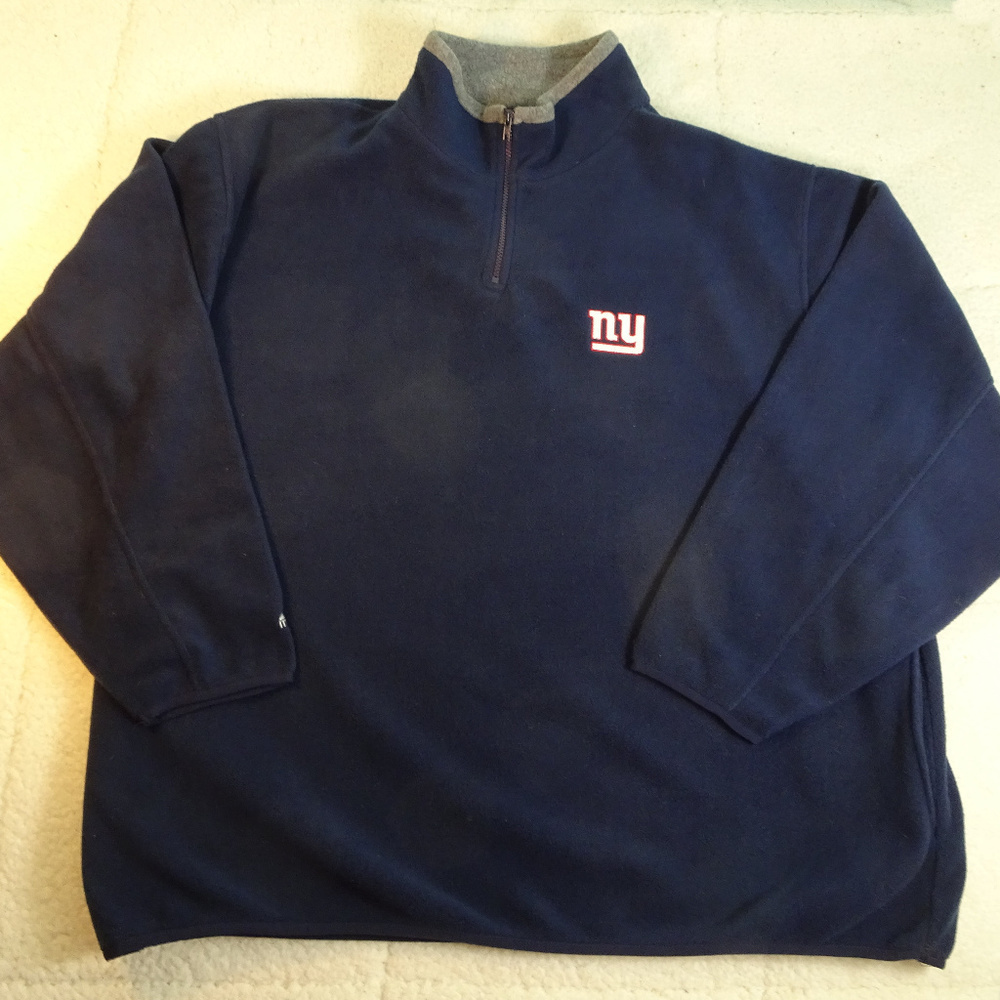 NFL New York Giants Majestic Fleece Pullover 2XL